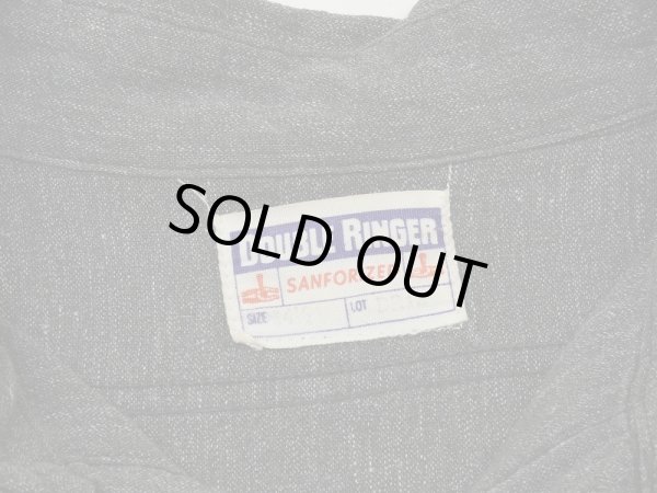 画像3: 50s 60s DOUBLE RINGER SALT&PEPPER BLACK CHAMBRAY SHIRT (3)