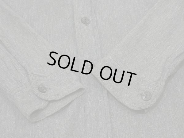 画像11: 50s 60s DOUBLE RINGER SALT&PEPPER BLACK CHAMBRAY SHIRT (11)