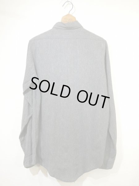 画像2: 50s 60s DOUBLE RINGER SALT&PEPPER BLACK CHAMBRAY SHIRT (2)