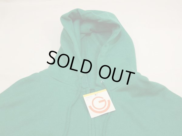 画像3: 80s Gearing Up FULL ZIP SWEAT PARKA HOODED MADE IN USA DEAD STOCK (3)