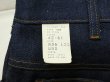 画像11: 70s UNKNOWN RIGID DENIM PANTS MADE IN USA DEAD SOCK NOS (11)