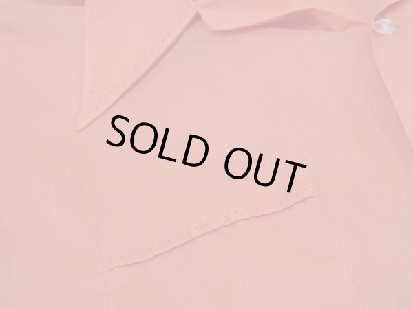 画像6: 70s durable press OPEN COLLAR BOX SHIRT with HAND STITCH (6)