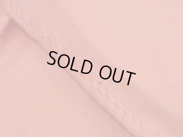 画像11: 70s durable press OPEN COLLAR BOX SHIRT with HAND STITCH (11)