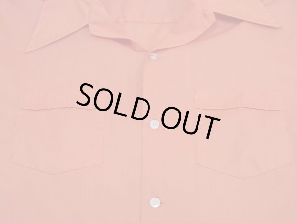 画像5: 70s durable press OPEN COLLAR BOX SHIRT with HAND STITCH (5)