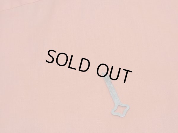 画像13: 70s durable press OPEN COLLAR BOX SHIRT with HAND STITCH (13)