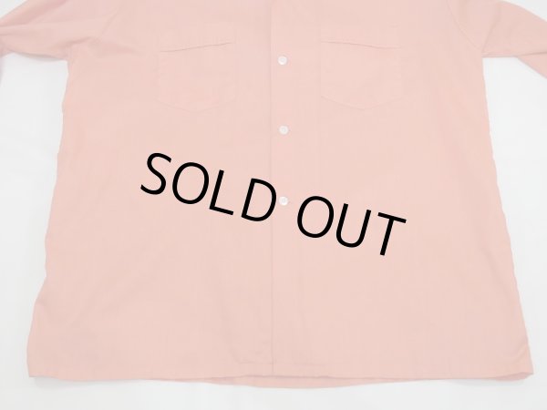 画像7: 70s durable press OPEN COLLAR BOX SHIRT with HAND STITCH (7)