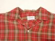 画像4: 60s PENNEY'S TOWN CRAFT PLAID OPEN COLLAR BOX SHIRT (4)