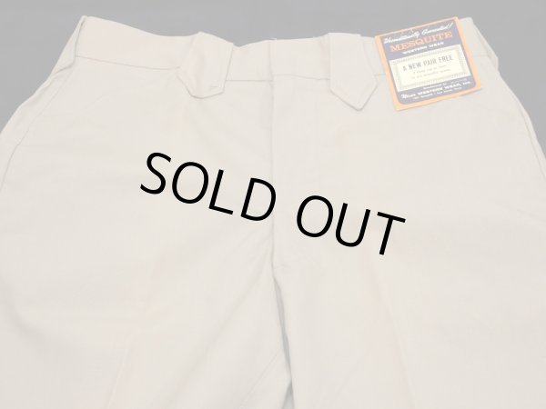 画像5: 60s MESQUITE POPLIN WESTERN RANCH SLACKS PANTS DEAD STOCK (5)