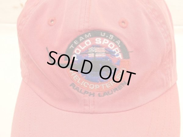 画像6: 90s Ralph Lauren POLO SPORT HELICOPTER SKI TEAM 6 PANEL CAP (6)