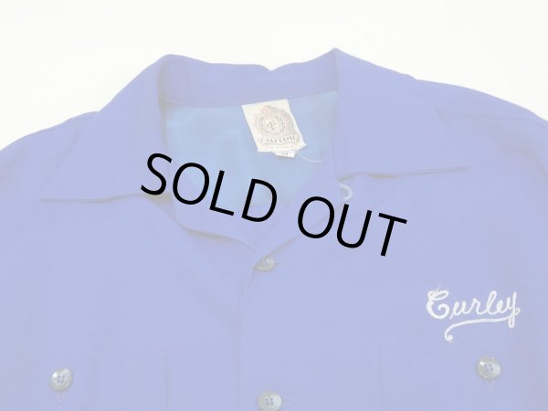 画像4: 50s CALI-FAME EMBROIDERED RAYON BOWLING SHIRT (4)