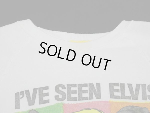 画像4: 80s 90s  LAKE STREET SHIRTS I'VE SEEN ELVIS PRINT SWEAT MADE IN USA (4)