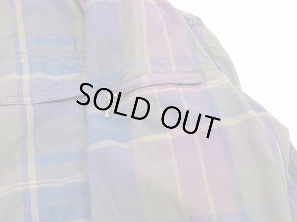 画像11: 80s 90s OLD GAP COTTON PLAID PULLOVER PARKA  ANORAK (11)