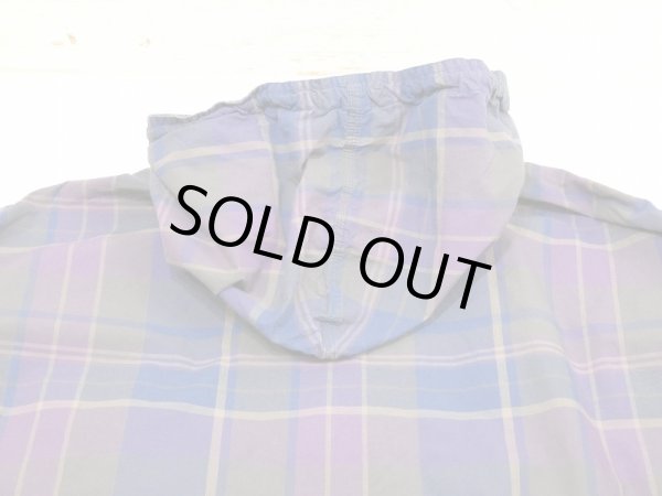 画像12: 80s 90s OLD GAP COTTON PLAID PULLOVER PARKA  ANORAK (12)