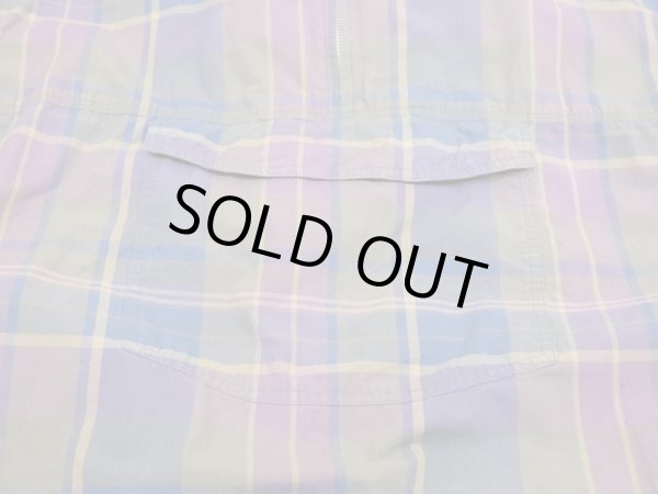 画像7: 80s 90s OLD GAP COTTON PLAID PULLOVER PARKA  ANORAK (7)