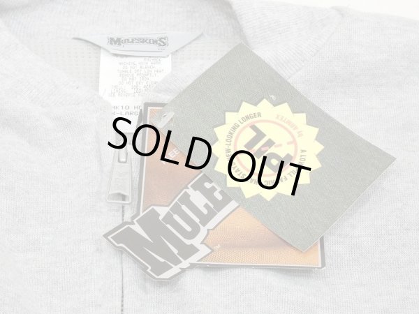 画像5: 80s Muleskins FULL ZIP DOUBLE FACE SWEAT MADE IN USA DEAD STOCK (5)