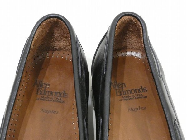 画像8: Allen Edmonds Neaples TASSEL LOAFERS MADE IN USA DEAD STOCK (8)