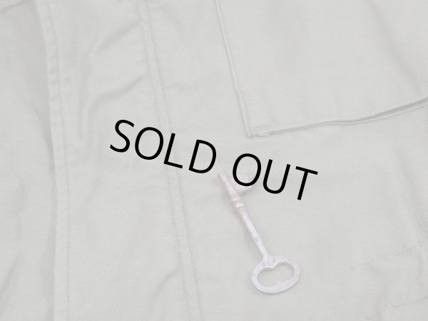 画像9: 60s US ARMY M-65 COTTON SATEEN OG-107 FIELD JACKET 2nd TYPE ALUMINUM ZIPPER S-R (9)