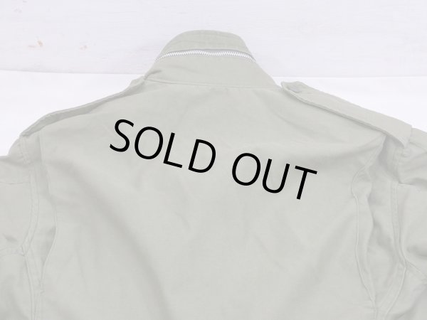 画像16: 60s US ARMY M-65 COTTON SATEEN OG-107 FIELD JACKET 2nd TYPE ALUMINUM ZIPPER S-R (16)