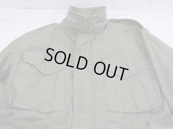 画像6: 60s US ARMY M-65 COTTON SATEEN OG-107 FIELD JACKET 2nd TYPE ALUMINUM ZIPPER S-R (6)