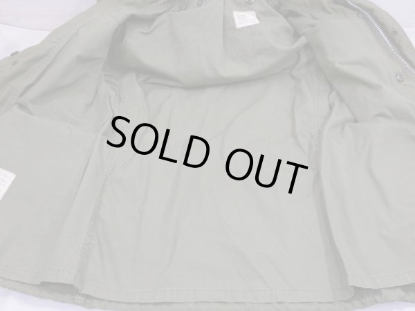 画像14: 60s US ARMY M-65 COTTON SATEEN OG-107 FIELD JACKET 2nd TYPE ALUMINUM ZIPPER S-R (14)