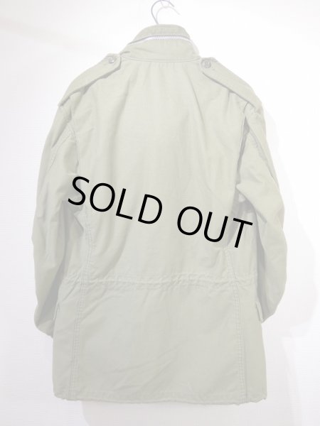 画像2: 60s US ARMY M-65 COTTON SATEEN OG-107 FIELD JACKET 2nd TYPE ALUMINUM ZIPPER S-R (2)