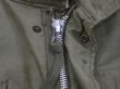 画像4: 60s US ARMY M-65 COTTON SATEEN OG-107 FIELD JACKET 2nd TYPE ALUMINUM ZIPPER S-R (4)