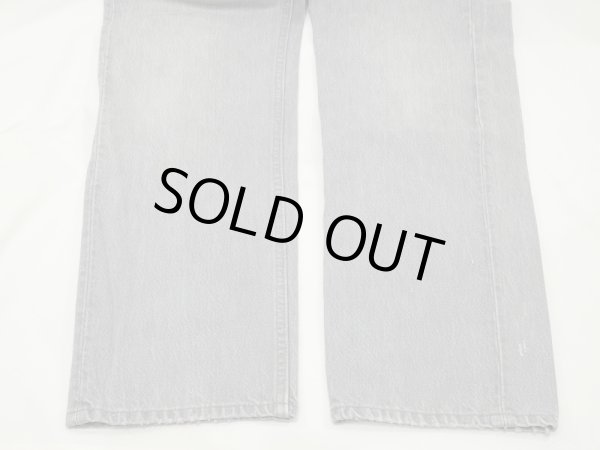 画像8: 90s Levi's 501-0636 YARN DYED GRAY DENIM PANTS MADE IN USA (8)