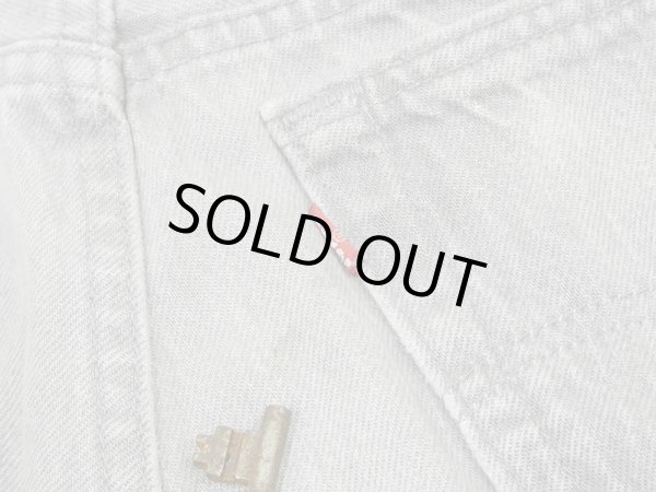 画像14: 90s Levi's 501-0636 YARN DYED GRAY DENIM PANTS MADE IN USA (14)