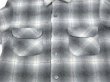 画像6: 50s Pendleton OMBRE SHADOW CHECK WOOL OPEN COLLAR SHIRT (6)