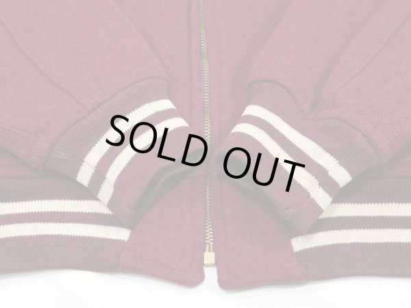 画像7: 50s Rawlings FULL ZIP STADIUM VARSITY AWARD JACKET (7)