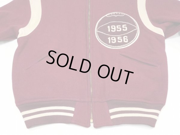画像5: 50s Rawlings FULL ZIP STADIUM VARSITY AWARD JACKET (5)