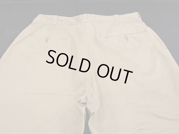 画像11: 50s US ARMY COTTON KHAKI SHADE 1 CHINO TROUSERS PANTS (11)