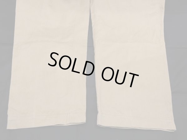 画像9: 50s US ARMY COTTON KHAKI SHADE 1 CHINO TROUSERS PANTS (9)