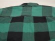 画像11: 90s ALASKA 1959 BUFFALO BLOCK CHECK QUILTING FLANNEL SHIRT XXL DEAD STOCK (11)