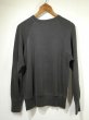 画像2: 60s UNKNOWN COLOR FLOCKY BLACK COTTON SWEAT (2)