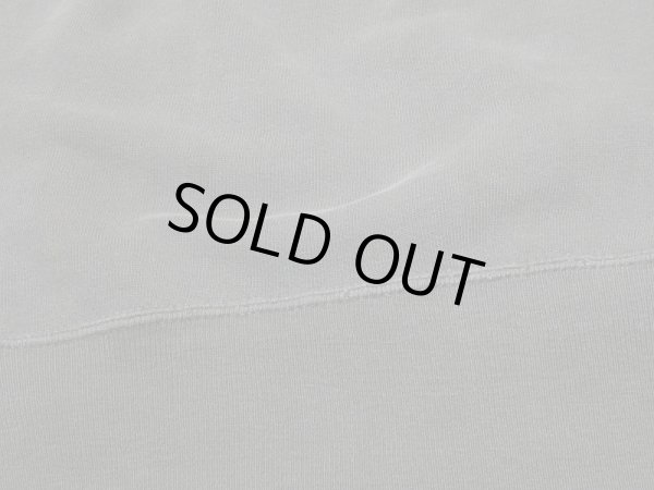 画像6: 60s UNKNOWN COLOR FLOCKY BLACK COTTON SWEAT (6)