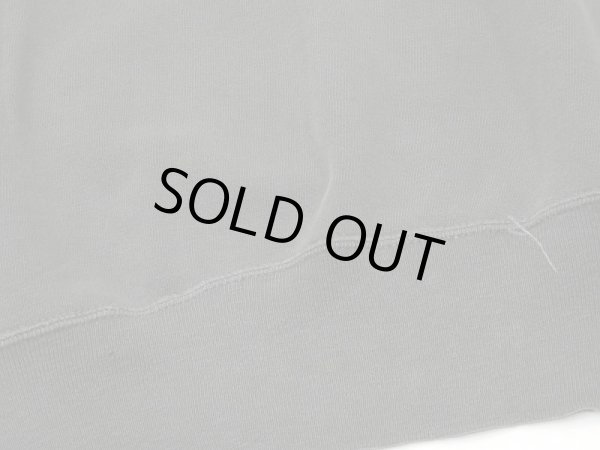 画像10: 60s UNKNOWN COLOR FLOCKY BLACK COTTON SWEAT (10)