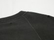 画像9: 60s UNKNOWN COLOR FLOCKY BLACK COTTON SWEAT (9)