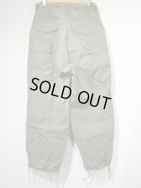 画像2: 50s US ARMY M-51 FIELD TROUSERS CARGO PANTS EARLY TYPE PLAIN WEAVE (2)