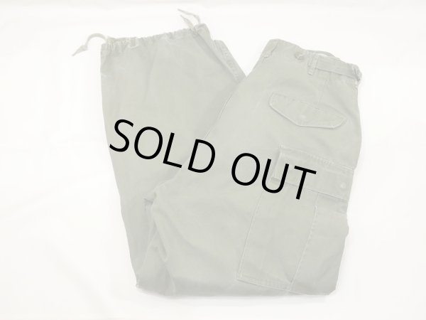 画像3: 50s US ARMY M-51 FIELD TROUSERS CARGO PANTS EARLY TYPE PLAIN WEAVE (3)