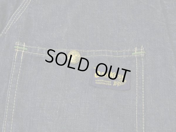 画像7: 〜 50s OSH KOSH B'Gosh DENIM CHORE JACKET COVERALL with BLANKET LINER (7)