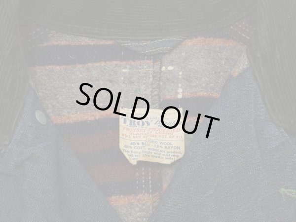 画像3: 〜 50s OSH KOSH B'Gosh DENIM CHORE JACKET COVERALL with BLANKET LINER (3)