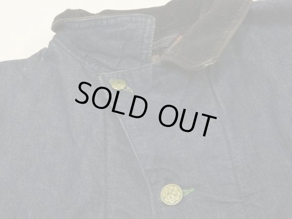 画像5: 〜 50s OSH KOSH B'Gosh DENIM CHORE JACKET COVERALL with BLANKET LINER (5)