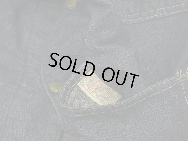 画像10: 〜 50s OSH KOSH B'Gosh DENIM CHORE JACKET COVERALL with BLANKET LINER (10)