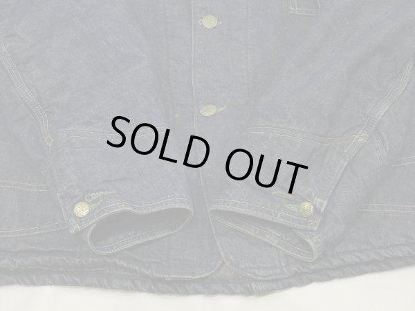 画像11: 〜 50s OSH KOSH B'Gosh DENIM CHORE JACKET COVERALL with BLANKET LINER (11)