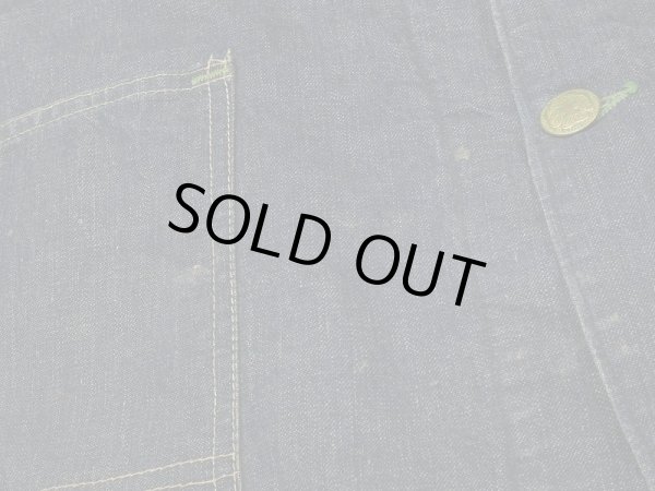 画像8: 〜 50s OSH KOSH B'Gosh DENIM CHORE JACKET COVERALL with BLANKET LINER (8)