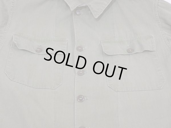 画像5: 50s US ARMY OD-7 HBT HERRINGBONE UTILITY SHIRT JACKET (5)