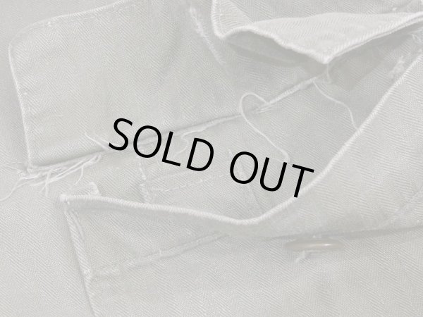 画像6: 50s US ARMY OD-7 HBT HERRINGBONE UTILITY SHIRT JACKET (6)