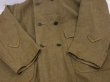 画像9: 10s (1910) WW1 US ARMY SHAWL COLLAR OVER COAT (9)