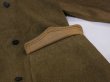 画像7: 10s (1910) WW1 US ARMY SHAWL COLLAR OVER COAT (7)